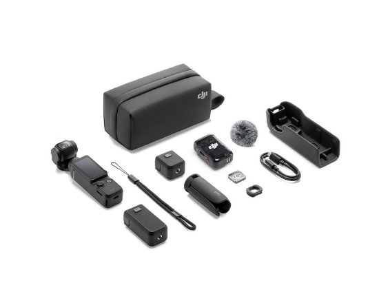 Gimbal stabilizator/kamera DJI Osmo Pocket 3 Creator Combo, 4K 120FPS, 3-osni stabilizator, črne barve
