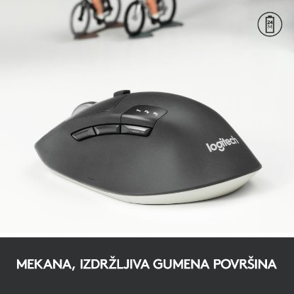 Miška LOGITECH M720 Triathlon, brezžična, Unifying receiver USB