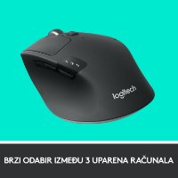 Miška LOGITECH M720 Triathlon, brezžična, Unifying receiver USB