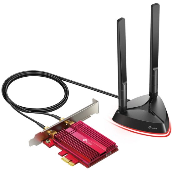 Omrežni adapter TP-LINK AX3000 Archer TX3000E, brezžični Dual-Band Wi-Fi 6 BT5.0 PCI-E adapter, 574 Mbps / 2402 Mbps (2,4 GHz / 5 GHz), 802.11ax/ac/n/a/g/b, 2× 5 dBi anteni