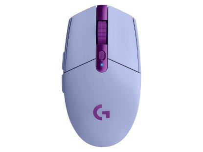 Miška LOGITECH Gaming G305 Lightspeed, bežični, optički, 12000dpi, lilac, USB