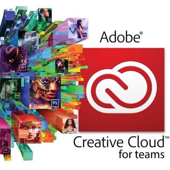 Elektronsko dovoljenje ADOBE, Creative Cloud All Apps for teams, paket aplikacija, letna naročnina