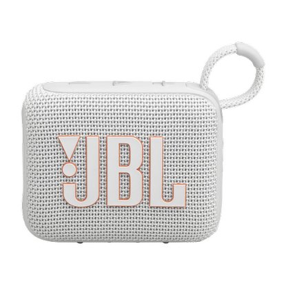 Zvučnik JBL Go 4, bluetooth, vodootporan, 4,2W, bijeli Zvočnik JBL Go 4, bluetooth, vodoodporen, 4,2 W, bel