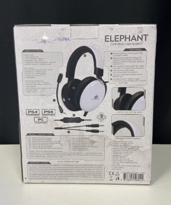 OPEN BOX - Slušalice WHITE SHARK GH-2540 Elephnat, bijele