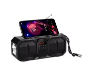 Zvočnik DENVER BTG-158, 80 W, BT, FM, MP3, USB, SD mikro, s solarnim panelom, črn