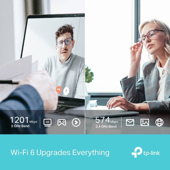 Omrežni adapter TP-LINK Archer TX20U, AX1800, High Gain Dual Band Wi-Fi 6, USB adapter, za brezičnu mrežu