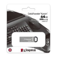 USB ključek 3.2 FLASH DRIVE, 64GB, KINGSTON DataTraveler Kyson DTKN/64GB, srebrni