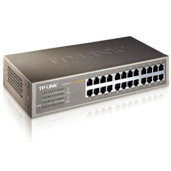 Switch TP-LINK TL-SG1024, 24-portni Gigabit, 1U 19" za montažo v rack