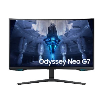 Gaming monitor 32" SAMSUNG Odyssey  G75NB LS32BG750NPXEN, 4K UHD, VA, 165Hz, 1ms, 300cd/m2, FreeSync, zakrivljeni, crni