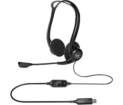 Slušalke LOGITECH Headset PC960 Stereo USB