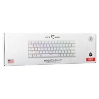 Tipkovnica WHITE SHARK GK-002211V2 Wakizashi-2, RGB, crveni switch, mehanička, US/HR,  bela
