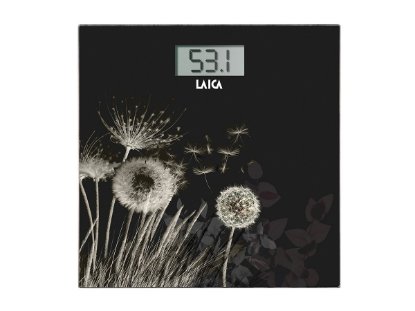 Osebna tehtnica LAICA PS1080, digitalna, 180 kg, steklo, črna