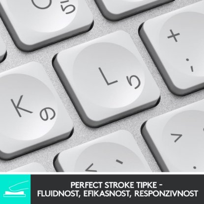 Tipkovnica LOGITECH MX Keys mini za Apple, brezžična, BT, srebrna