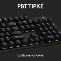 Tipkovnica LOGITECH Gaming G413 SE, mehanička, črna, USB, US layout