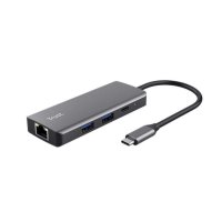 Postaja za priklop TRUST Dalyx, 6 v 1, USB-C na 2x USB 3.1, 2x USB-C, HDMI, LANAsk ChatGPT