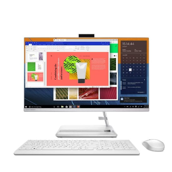 OPEN BOX - Računalo AiO LENOVO IdeaCentre 3 F0FY00N4SC / 27" FHD IPS, Ryzen 7 7730U, 16GB, 1TB SSD, AMD Radeon Graphics, WiFi, tipkovnica, miš, bez OS, bijelo