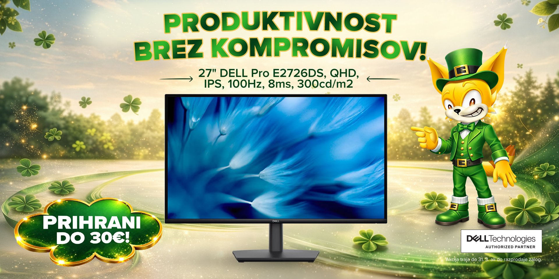 Akcija Dell monitorjev