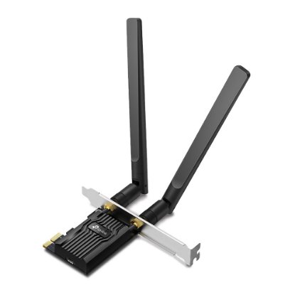 Omrežni adapter TP-LINK Archer TX20E, AX1800, brezžični Dual-Band Wi-Fi 6 BT5.2 PCI-E adapter, 574 Mbps / 1201 Mbps (2,4 GHz / 5 GHz), 802.11ax/ac/n/a/g/b, 2× anteni