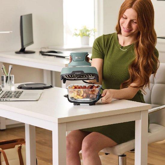 Cvrtnik na vroč zrak NINJA CRISPi 4-v-1, 1700W, 3,8 l, siv