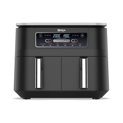 Cvrtnik na vroč zrak NINJA AF300EU Foodi Dual Zone, 2470W, 7,6 l, 2 košari, črn