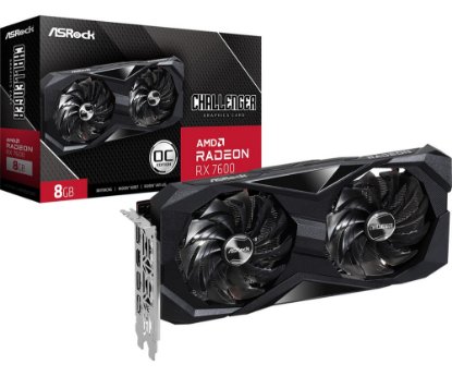 Grafična kartica ASROCK Radeon RX 7600 Challenger OC, 8GB GDDR6