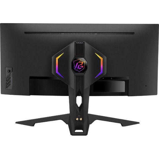 Gaming monitor 34" ASROCK PG34WQ15R3A, UWQHD, VA, 165Hz, 1ms, 550cd/m2, FreeSync, ukrivljen, zvočnici, črni