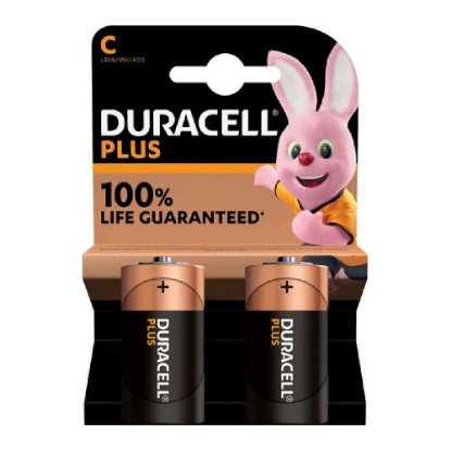 Baterija DURACELL MN1400B2, alkalna, 1.5V, 2 kom