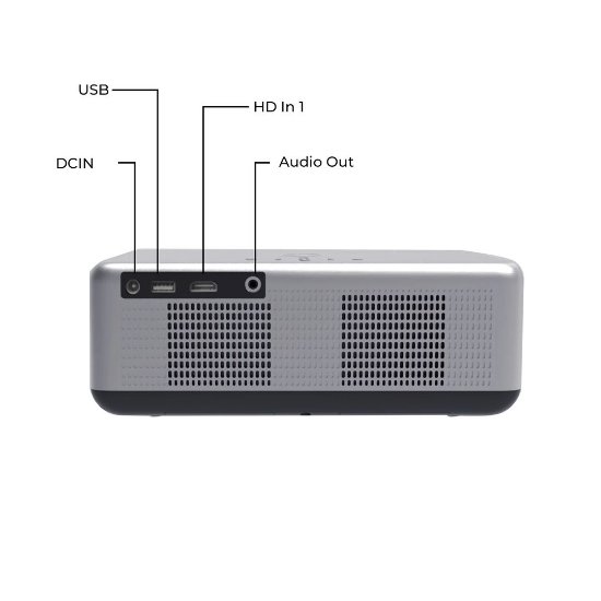 Projektor LCD VANKYO Performance V700G, 1920×1080, 400 ANSI, Google TV, bel + 100" platno