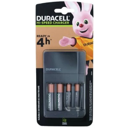 Punjač za baterije DURACELL CEF14, Plug In, za AA/AAA punjive, 230V, + 2 komada AA