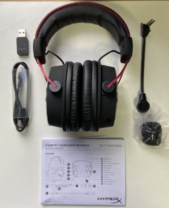 OPEN BOX - Slušalice HyperX Cloud Alpha Wireless, crno-crvene