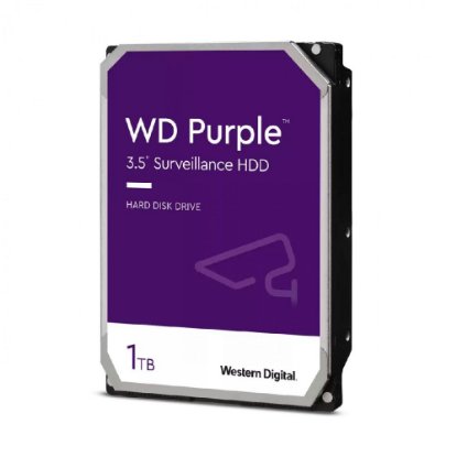 Tvrdi disk 1TB WESTERN DIGITAL Purple, WD11PURZ, SATA3, 64MB cache, 5400 okr./min., Surveillance, 3.5", za desktop