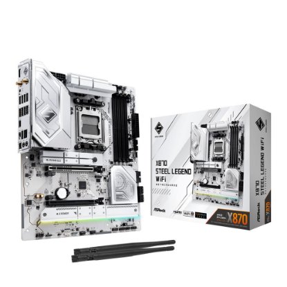 Matična ploča ASROCK X870 Steel Legend WiFi, AMD X870, DDR5, WiFi, ATX, s. AM5