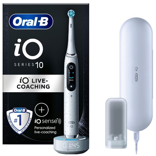 Električna zobna ščetka ORAL-B iO10, Stardust White