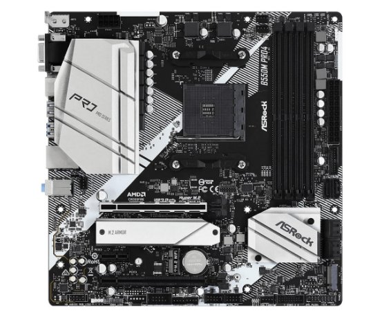 Matična plošća ASROCK B550M Pro4, AMD B550, mATX, s. AM4