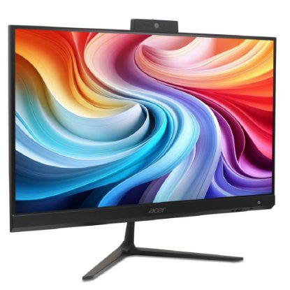 Računalo AiO ACER Aspire C24 DQ.BPGEX.002 / 24" FHD IPS, Intel N150, 16GB, 512GB SSD, Intel Graphics, WiFi, tipkovnica, miš, Windows 11, crno