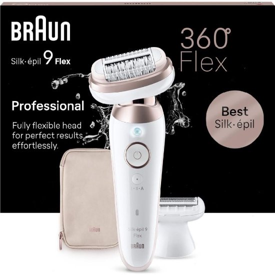 Epilator BRAUN SES9-030 3D, Silk-epil, bel