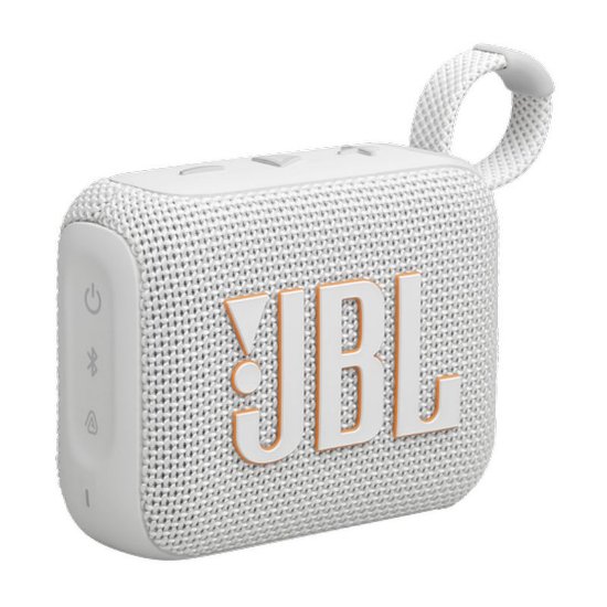 Zvučnik JBL Go 4, bluetooth, vodootporan, 4,2W, bijeli Zvočnik JBL Go 4, bluetooth, vodoodporen, 4,2 W, bel