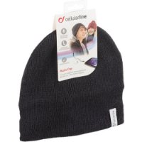 Glasbena zimska kapa CELLULARLINE, črna