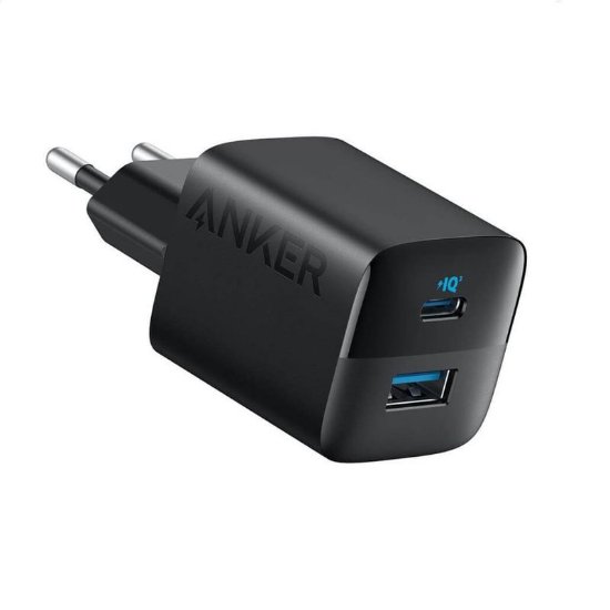 Polnilec ANKER 323 USB-C, USB-A, 33W, črni