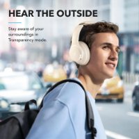 slušalke ANKER SoundCore Q20i, brezžične, bele