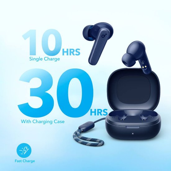 slušalke ANKER SoundCore R50i V2, in-ear, brezžične, Bluetooth, modre