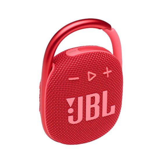 Zvučnik JBL Clip 4, bluetooth, vodootporan, 5W, crveni Zvočnik JBL Clip 4, bluetooth, vodoodporen, 5 W, rdeč