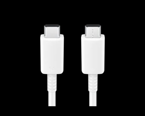 Kabel SAMSUNG, USB-C (M) na USB-C (M) 5A, 1m, beli