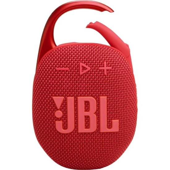 Zvočnik JBL Clip 5, bluetooth, vodoodporen, 7W, rdeč