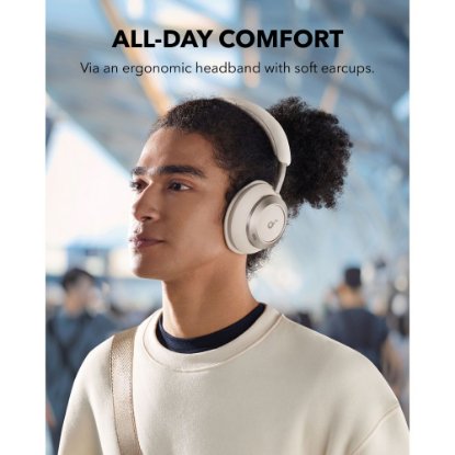 slušalke ANKER SoundCore Space One Pro, brezžične, bele