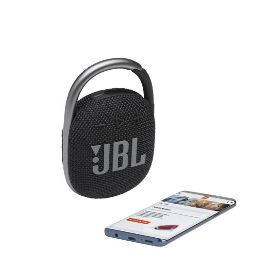 Zvočnik JBL Clip 4, bluetooth, vodoodporen, 5W, črn