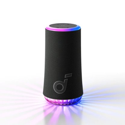 Zvočnik ANKER SoundCore Glow, bluetooth, RGB, 30W, vodoodporen, črn