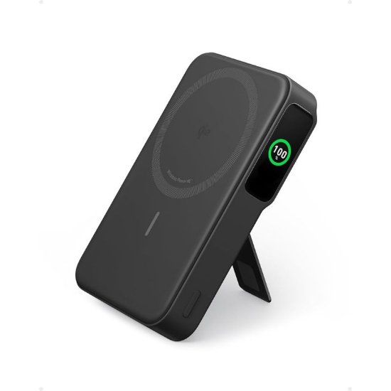 Mobilni USB polnilec ANKER MagGo 633, 10000 mAh, brezžični, črni