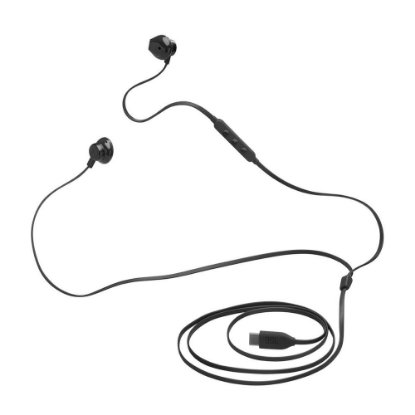 slušalke JBL Tune 305C, USB-C, in-ear, črne