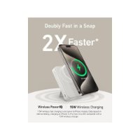 Prenosna baterija ANKER MagGo 10K, 10000 mAh, Qi2, 15W, bela